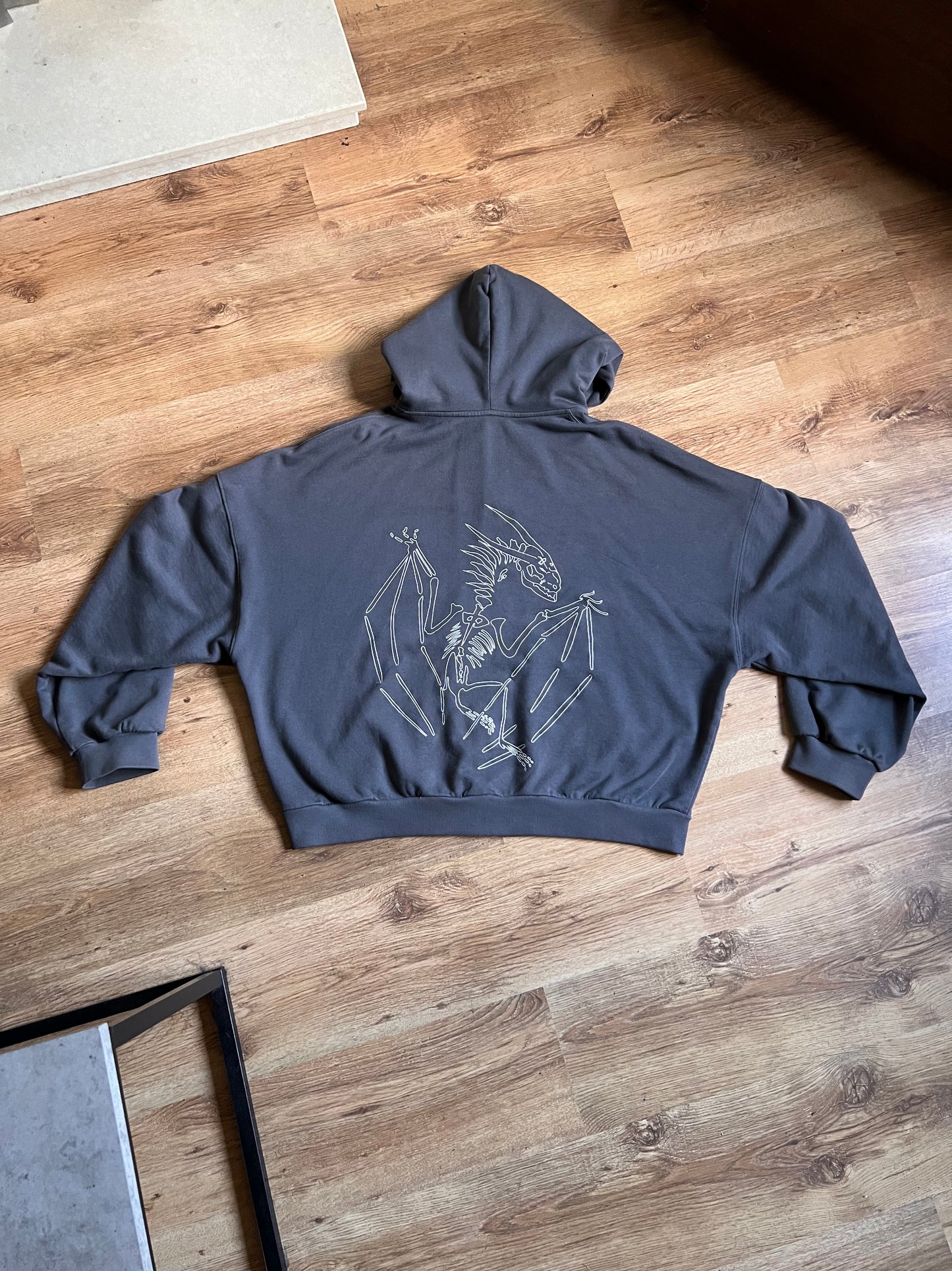 1/50 - Dragon embroidered logo hoodie